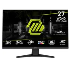 მონიტორი MSI MAG 274QF X24 / 27" (69 cm) / Flat / Rapid IPS  /2560 x 1440 (WQHD) / HDR: 250 cd/m