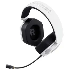 ყურსასმენი Trust GXT493W CARUS WIRELESS HEADSET WHITE, 2 image