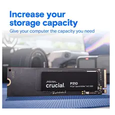 მყარი დისკი CRUCIAL SSD PCIE G4 M.2 NVME 1TB P310 CT1000P310SSD8, 2 image