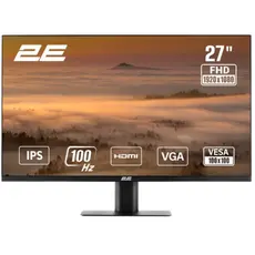მონიტორი 2E 27" F2725B D-Sub, HDMI, IPS, 100Hz