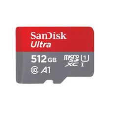 მეხსიერების ბარათი SanDisk Ultra microSD with SD Adapter - 512GB