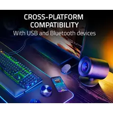 დინამიკი Razer Multimedia speaker Nommo V2 Pro 2.1, USB-A, RGB, black, 7 image