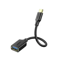 კაბელი Ugreen USB-C Male to USB 3.0 A Female Cable Black/30701, 2 image