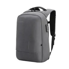 ზურგჩანთა Kingsons Anti Theft Commuter Backpack With USB Charger 15.6" Grey - KS3149W-D, 2 image
