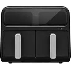 აეროგრილი Amica 2400W, bowl 2*4.0L, touch control, 8 auto. programs, plastic, black