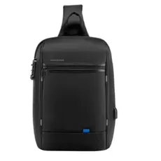 ზურგჩანთა Kingsons Laptop Backpack With USB Charger 15.6" Black - KS3165-G, 2 image