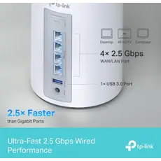 როუტერი TP-LINK Deco BE65(1-pack)BE9300 WiFi 7 System, 2 image