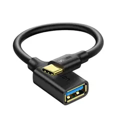 კაბელი Ugreen USB-C Male to USB 3.0 A Female Cable Black/30701, 3 image