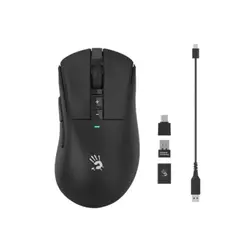 Mouse A4tech Bloody R73 Pro Dual Mode Wireless Gaming Mouse Black, 6 image