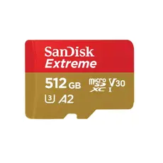 მეხსიერების ბარათი SanDisk Extreme microSDXC™ UHS-I CARD - 512GB