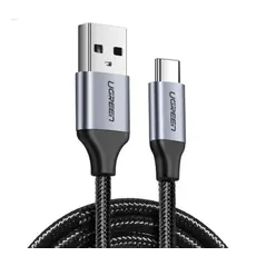 კაბელი Ugreen US288 UGREEN USB 2.0 A to Type C Cable Black/60126