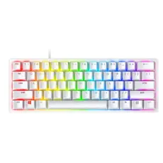 Razer Keyboard Huntsman Mini Mercury Ed. RGB 61key Purple Switch USB EN White
