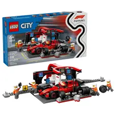 Lego LEGO Constructor City F1 Pit Stop & Pit Crew with Ferrari Car Set, 5 image
