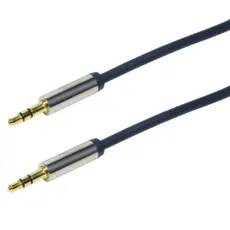 აუდიო კაბელი Logilink CA10150 Audio cable 3.5 mm to 3.5 mm blue 1.5 m