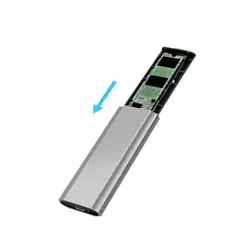 მყარი დისკის ყუთი Logilink UA0439 M.2 NVMe (PCIe) USB 3.2 Gen2 10Gbit/s Hard Drive Enclosure, 2 image