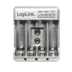 ელემენტის სამუხტი Logilink PA0168 Battery Charger 4x AA or 4x AAA and 1x 9V battery