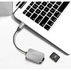 ბარათების წამკითხველი Logilink CR0050 Dual card reader USB-C to SD & microSD cards aluminium, 3 image