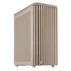 კომპიუტერის ქეისი Asus ProArt PA401 Wood Edition Beige - Mesh Panel