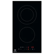 გაზქურის ზედაპირი Electrolux LHR3233CK / Electric-Domino / 30cm / Ceramic Glass, 2 image