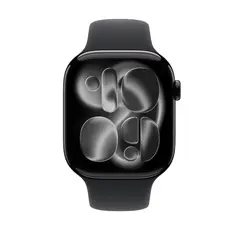 Smart watch Apple Watch Series 11 GPS 46mm Jet Black Aluminium Case with Black Sport Band - S/M (MEUW4RK/A)