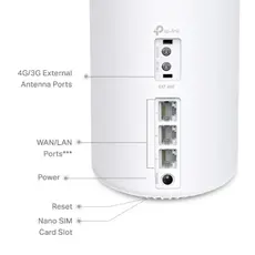 როუტერი TP-link Deco X10-4G(1-pack) 4G+AX1500 Whole Home Mesh Wi-Fi 6 Gateway, 2 image