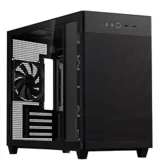 კომპიუტერის ქეისი ASUS Prime AP201 Tempered Glass MicroATX Case Black, 2 image