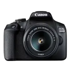 ციფრული ფოტოაპარატი Canon EOS 2000D EF-S 18-55 DC  II Lens 24.1 MP, APS-C senso  Wi-Fi¹, NFC , Black
