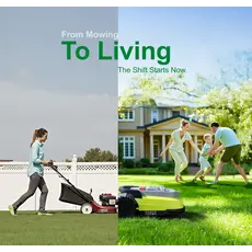 გაზონის საკრეჭი რობოტი UBTech M10 PRO, WiFi, Bluetooth, Wire Free Robotic Lawn Mower, Green/Grey, 3 image