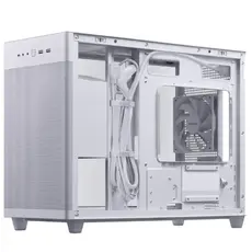 კომპიუტერის ქეისი ASUS Prime AP201 Tempered Glass MicroATX Case White, 4 image