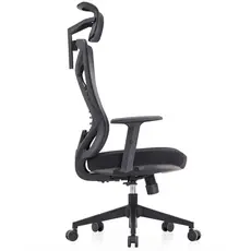 საოფისე სავარძელი ALLX MS-1225, Office Chair, Black, 3 image