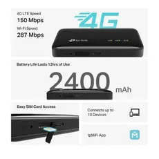 როუტერი TP-link M7005 4G LTE Mobile Wi-Fi, 5 image