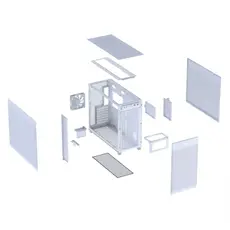 კომპიუტერის ქეისი ASUS Prime AP303 - Mesh Panel White, 4 image