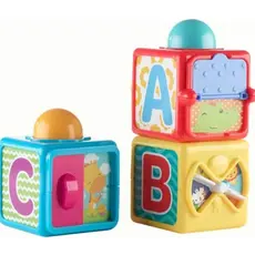 სათამაშო კუბიკები MATTEL Stacking Action Blocks