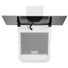 გამწოვი Ardesto Hood Inclined hood, 60cm, 900m3h, glass, 2х1W LED, button, white, 4 image