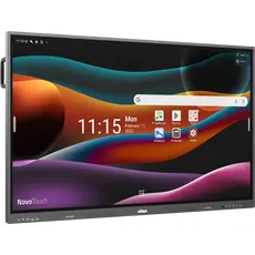 ინტერაქტიული ეკრანი, სმარტ ეკრანი Vivitek EK757i NovoTouch, 75", RAM 16GB, 128GB, Android 14, Smart Board, Grey, 2 image