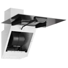 გამწოვი Ardesto Hood Inclined hood, 60cm, 900m3h, glass, 2х1W LED, button, white, 6 image
