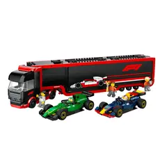 LEGO Constructor City F1 Truck with RB20 & AMR24 F1 Cars, 6 image