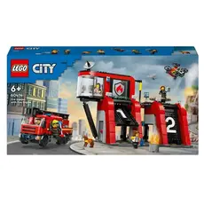 LEGO Constructor City Fire Station with a Fire Truck