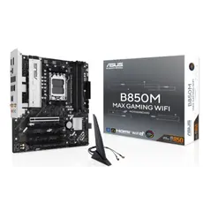 Motherboard ASUS B850M MAX GAMING WIFI sAM5 B850 4xDDR5 M.2 HDMI DP WiFi BT mATX