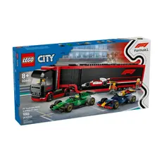 LEGO Constructor City F1 Truck with RB20 & AMR24 F1 Cars
