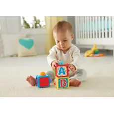 სათამაშო კუბიკები MATTEL Stacking Action Blocks, 4 image