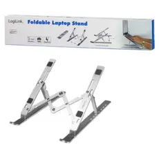 ლეპტოპის სადგამი LogiLink AA0134 Notebook stand foldable aluminum silver, 5 image