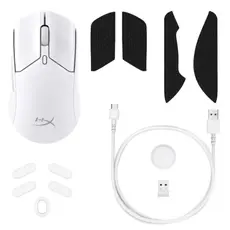 მაუსი HyperX Pulsefire Haste 2 Wireless White/6N0A9AA, 4 image
