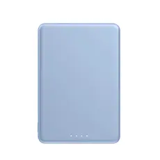 პორტატული დამტენი Xiaomi Super Slim Magnetic Power Bank 5000 Blue, 2 image
