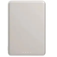 პორტატული დამტენი Xiaomi Super Slim Magnetic Power Bank 5000 Gold, 2 image
