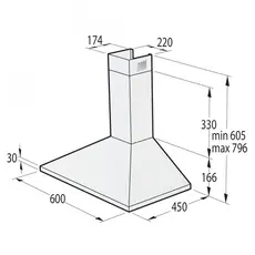 Hood GORENJE - WHC629E4W, 2 image