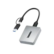 დოქ სადგური Logilink QP0034 1-Port USB 3.2 Gen2 10 Gbit/s M.2 NVMe (PCIe) Docking Station Aluminium