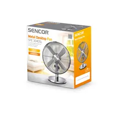 ვენტილატორი Sencor SFE 3040SL Desk Fan, 35 W, Diameter- 30 cm, 3speed, High Quality Chromed, 3 image