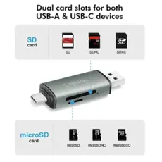 ბარათის წამკითხველი Logilink CR0043 USB 3.2 Gen1 card reader for SD and microSD card, 6 image