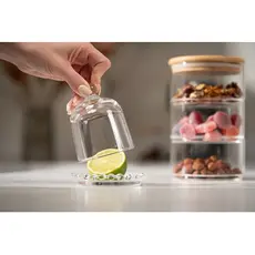 ლიმონის ჭურჭელი Ardesto Lemon dish with lid, 9cm, glass, transparent, 2 image
